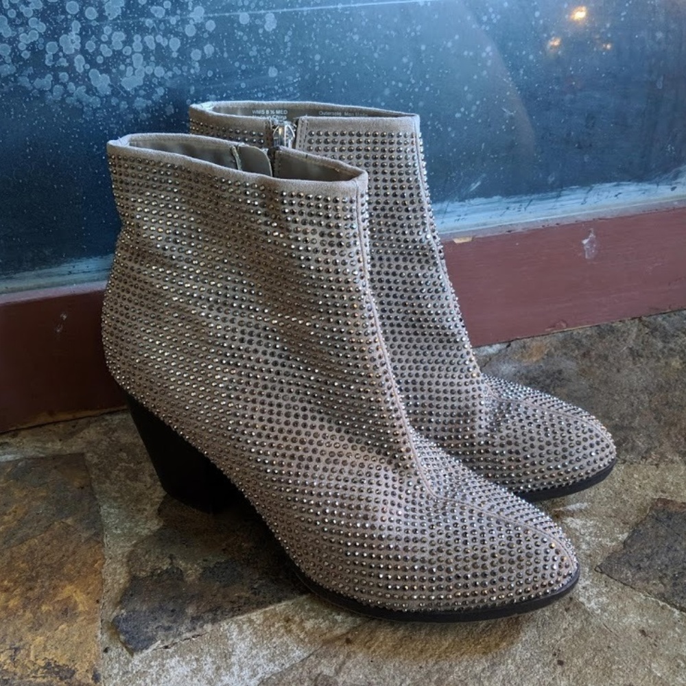 Juicy Couture Size 8.5 Sparkle Ankle Boots Kohls